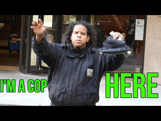 Fake cop calls real cops on ELY for filming in public !