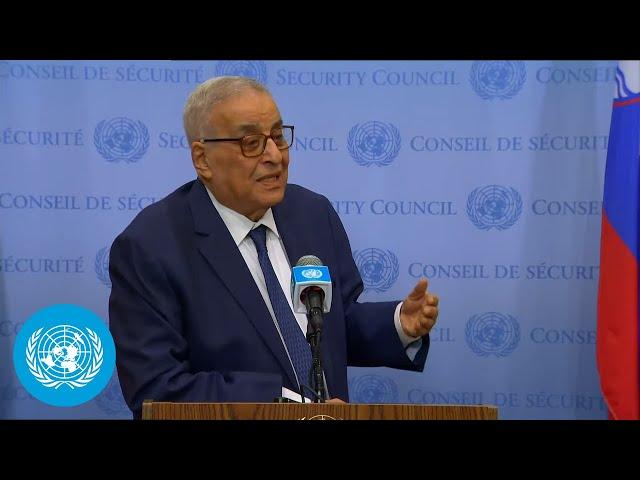 (EN/AR) Lebanon Security Council Media Stakeout | United Nations