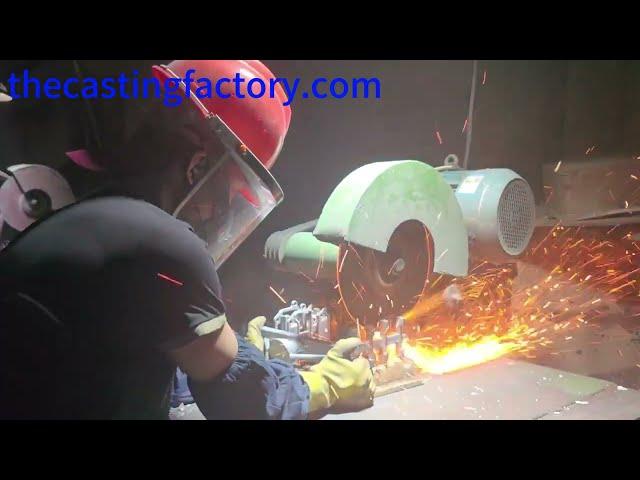 Cutting and rough grinding processes in the precision casting process