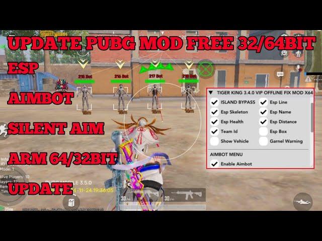 UPDATE CHEAT PUBG TERBARU GL/KR/VNG/TW/BGMI/ 32BIT DAN 64BIT NO KEY NOROOT DAN ROOT 3.5