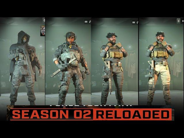 New [TF141] GHOST, PRICE, GAZ & FARAH Skins in Modern Warfare 2 Season 2 Reloaded - Mw2 WZ2 SN2R