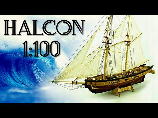 HALCON 1840 Ship 1:100 - Full Assembly in Just a Few Minutes | AliExpress