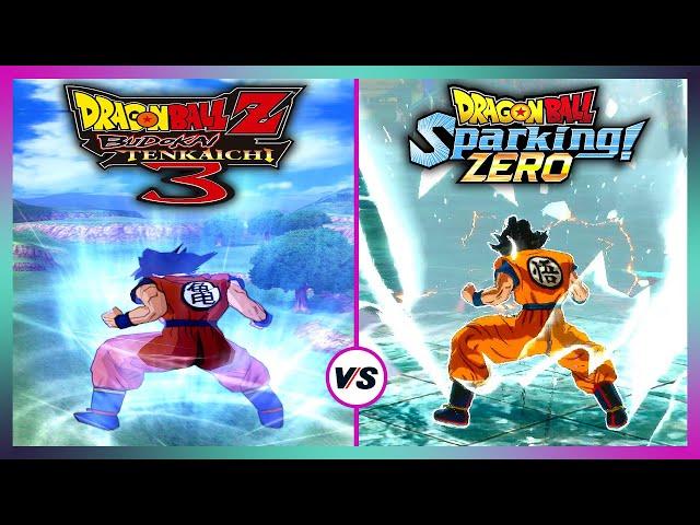 Dragon Ball Sparking Zero vs Budokai Tenkaichi 3 - Ultimate Side By Side Comparison