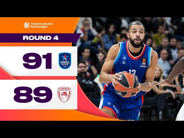 Fierce Contest til the END | Efes - Olympiacos | BASKETBALL HIGHLIGHTS R4 2024-25