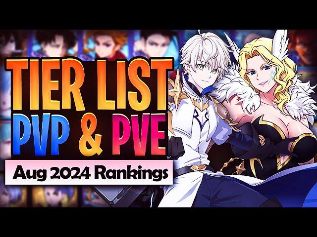 *UPDATED* Ranking ALL Characters PVP & PVE CONTENT In Grand Cross! August 2024 | Tier List (7DSGC)