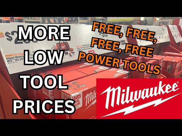 Home Depot Lowe’s FREE Milwaukee Power Tools New Crazy Tools Deals Amazing Finds Low Prices