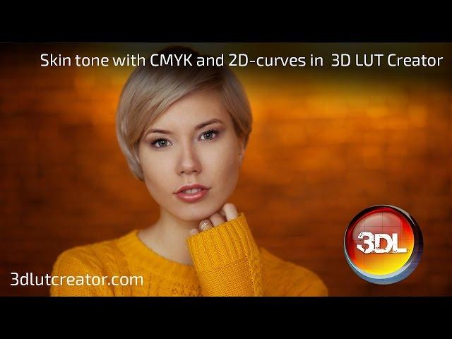 Skin tone with CMYK and 2D-curves in 3D LUT Creator
