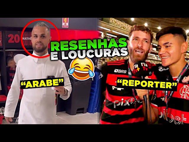 AS RESENHAS E LOUCURAS DOS JOGADORES DO FLAMENGO!