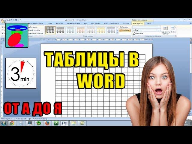 Как сделать таблицу в Word| Таблица Word - 8 простых способов!