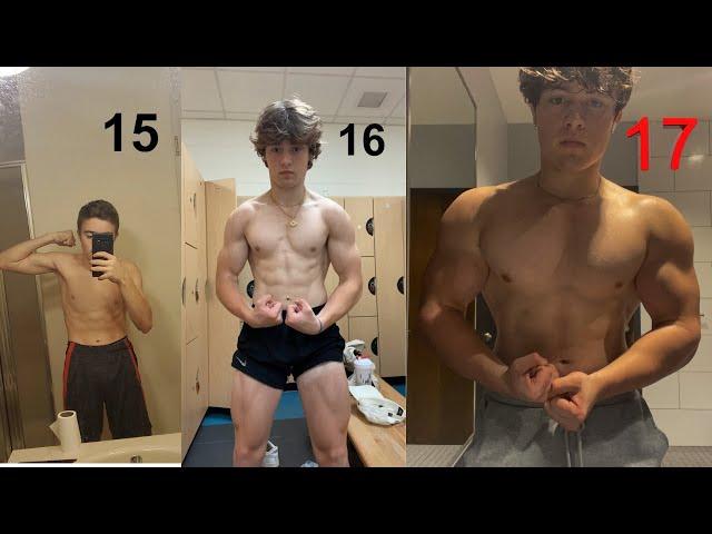 Daniel Harmon 2 Year Natural Bulk Transformation 16-18