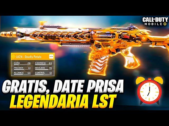 DATE PRISA!! LEGENDARIA GRATIS LST queda MUY POCO TIEMPO para LLEGAR A LEYENDA COD MOBILE | Lobo Jz