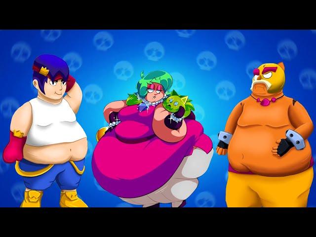 Brawl Stars - ALL BRAWLERS GOT FAT (collection #3)