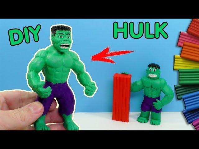 DIY HULK FROM CLAY | TUTORIAL and STOPMOTION CARTOON