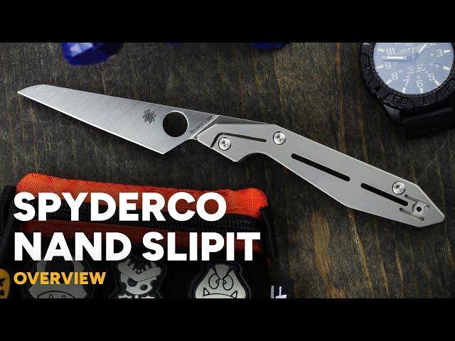 Spyderco NAND - Non-Locking "Slipit" Folder - Overview