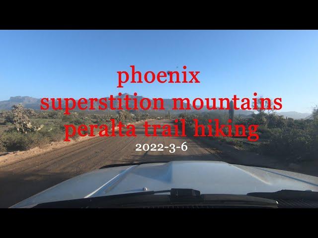 phoenix superstition mountains, Peralta Trail