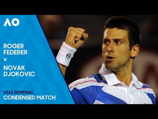 Roger Federer v Novak Djokovic Condensed Match | Australian Open 2011 Semifinal