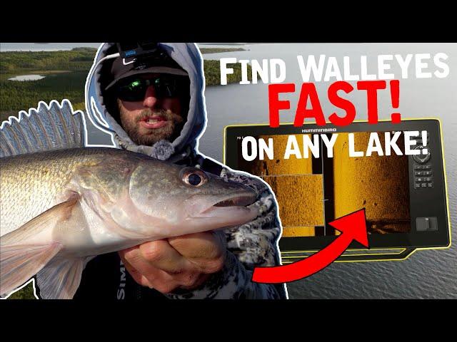 How to FIND & CATCH Walleyes FAST on ANY LAKE!