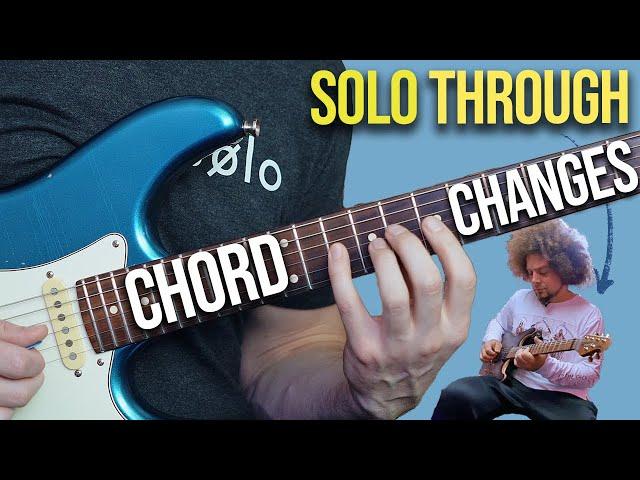 How To Solo Through Tricky Chord Changes | 5 Things To Try On This Cool Rabea Massaad Loop