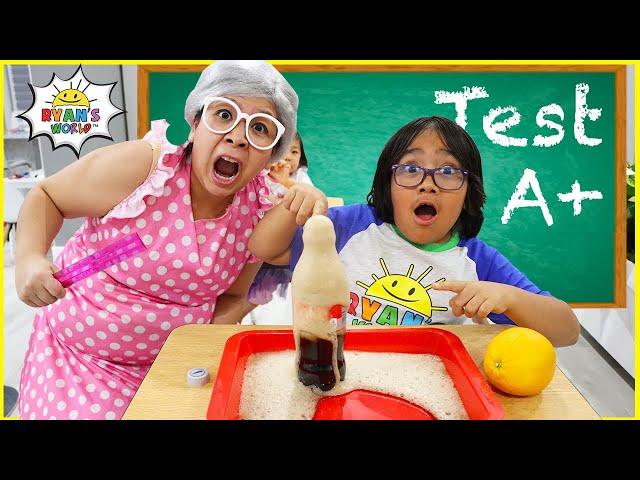 Back To School Test Day 1hr Pretend Play with Ryan's World!!!