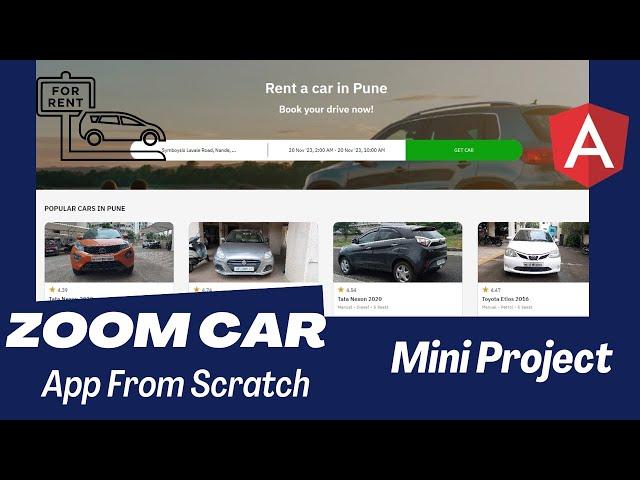 Car Booking App In Angular | Zoom Car Clone | Angular Project | Angular 17 Projects