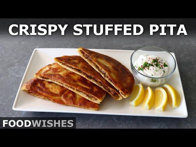 Arayes | Crispy Meat Stuffed Pita | Food Wishes