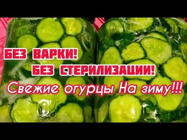 Безумно вкусно уже через сутки Огурцы с чесноком и укропом на ￼зиму и не только