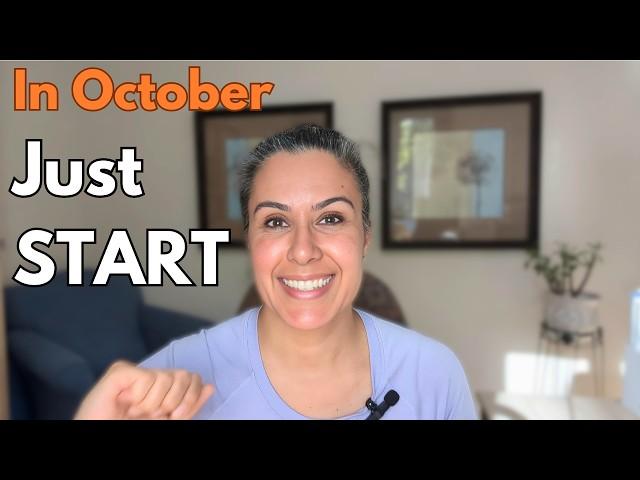 If you're over 40 get on YouTube NOW (Oct'24)⭐How to use VLOGTOBER to start YouTube the EASY way