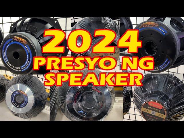 PRESYO NG SPEAKER SA RAON QUIAPO 2024