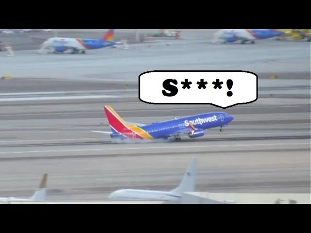 Hard landing in Las Vegas (Southwest Airlines)