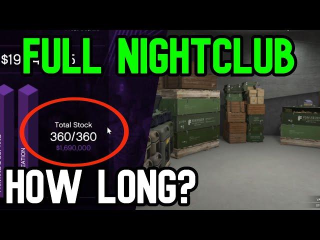 Gta 5 Full Nightclub Stock - Selling Full Nightclub Warehouse