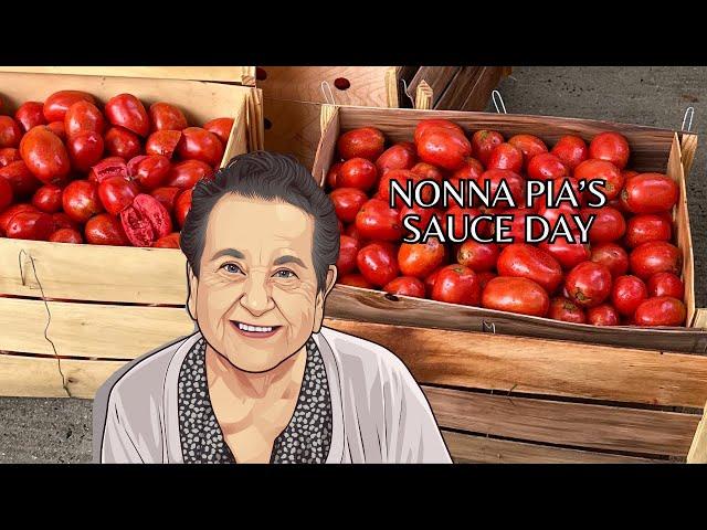 Nonna Pia's Sauce Day Tradition 2024!