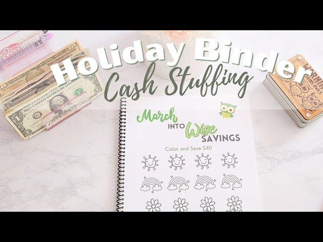 Holiday Binder Cash Stuffing 2025 | NEW Savings Challenges