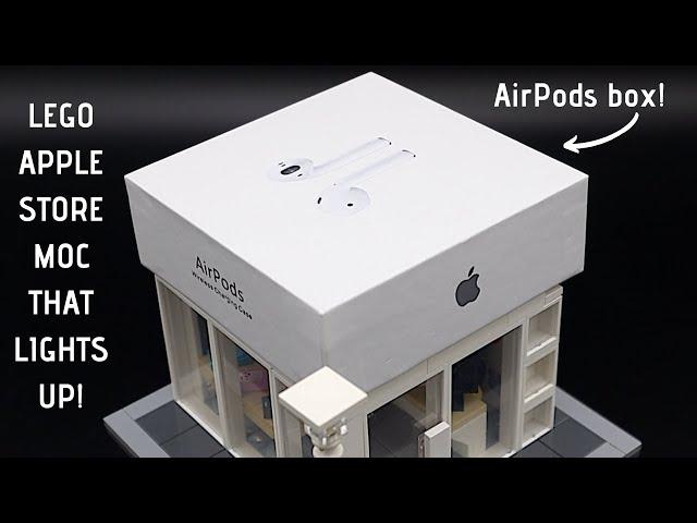 I used a AirPods box to build a LEGO Apple Store!