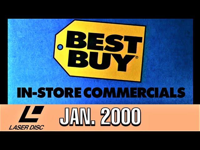 Best Buy In-Store Commercials: January 2000 (High Quality 60FPS Laserdisc Video Footage)