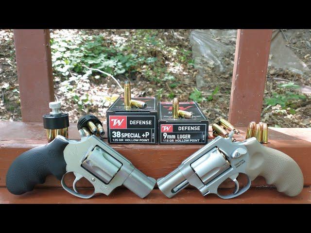 Snub Nose Revolvers - 9mm VS .38 Special - Winchester Defense