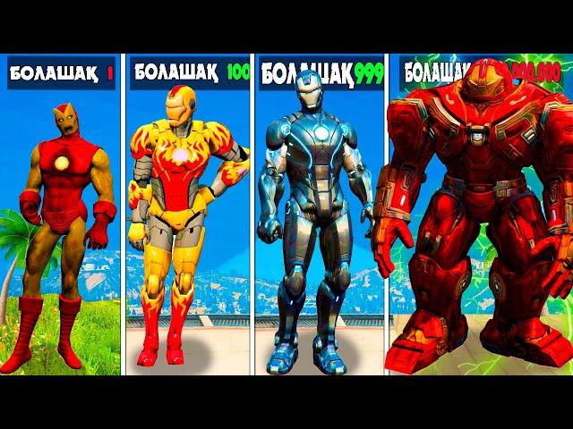 Upgrading NOOB IRON MAN Into THE GOD IRON MAN in GTA 5 !! ( GTA 5 MODS )