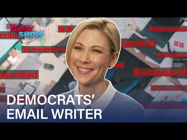 Meet the Writer Behind Those Campaign Fundraising Emails Clogging Your Inbox | The Daily Show