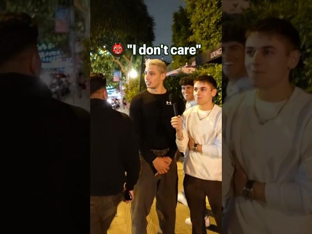 Rude gays in LA 