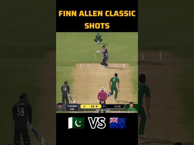 FINN ALLEN CLASSIC SHOT|PAK VS NZ#finnallen#gaming#shortsfeed