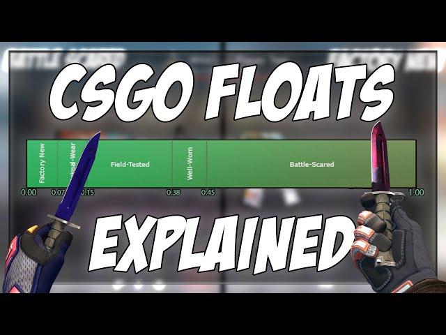 HOW CSGO SKIN FLOAT VALUES WORK!!