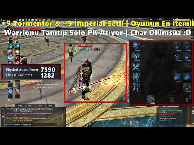 ZeitzquiN | +9 Tormentor & +9 İmperial Setli | Oyunun En İtemli Warrioru İle PK Atıyor! Rise Online