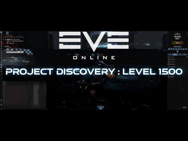 EVE Online : Project Discovery Level 1500 @99% accuracy