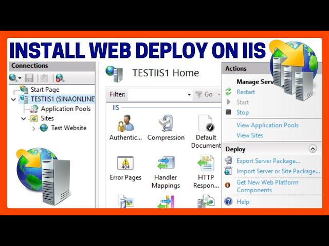 Install Web Deploy on IIS (Export and Import Websites With Application Pools)