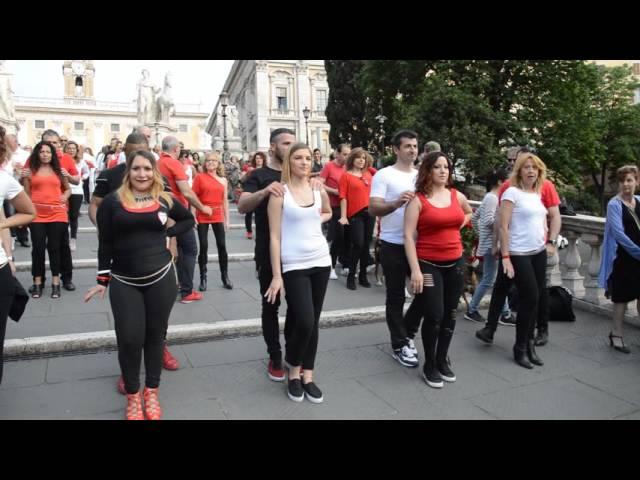 KIZOMBA LATIN PROJECT FLASH MOB ROMA 2016 CARLOS & ILARIA