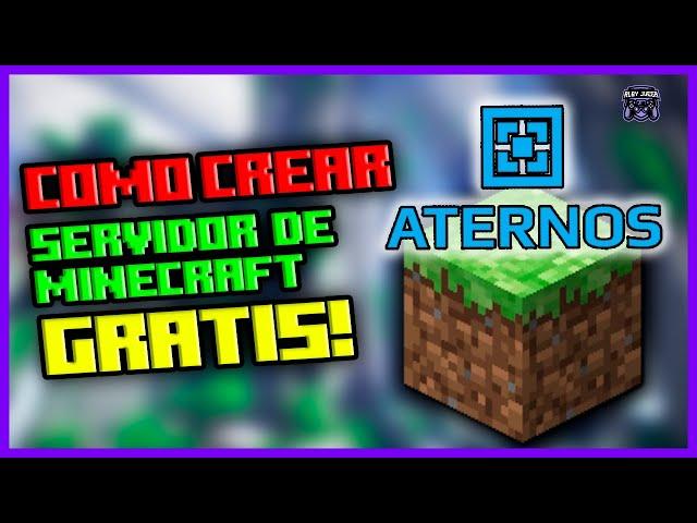 COMO CREAR SERVIDOR DE MINECRAFT CON ATERNOS 2024