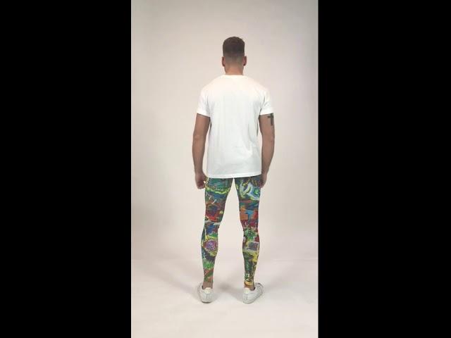 Duke of Mayhem Men's Leggings – Product Video