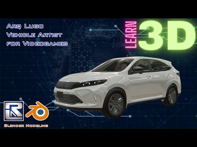 Toyota Harrier Japan version - Learn 3D while you watch Arq Lugo Youtube