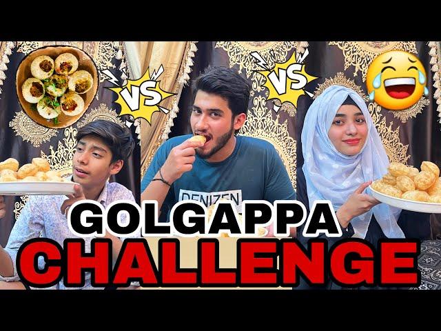 Golgappa Pani Puri Challenge  Laiba Fatima Vs Ahmad Vs Saad .