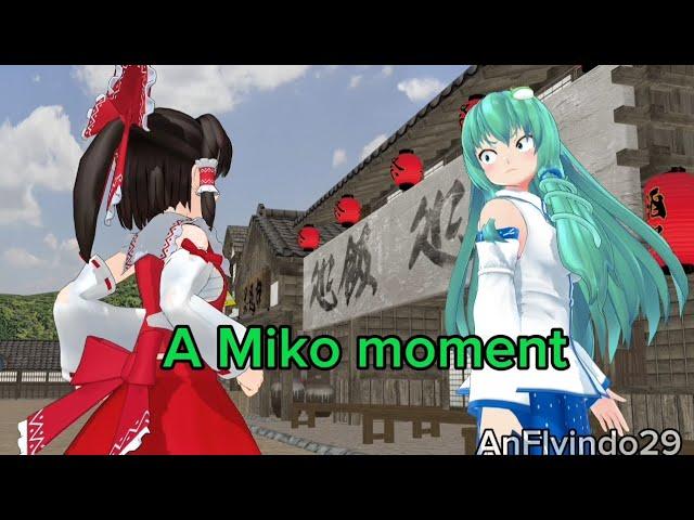 [Touhou X The Boondocks MMD] A Miko moment
