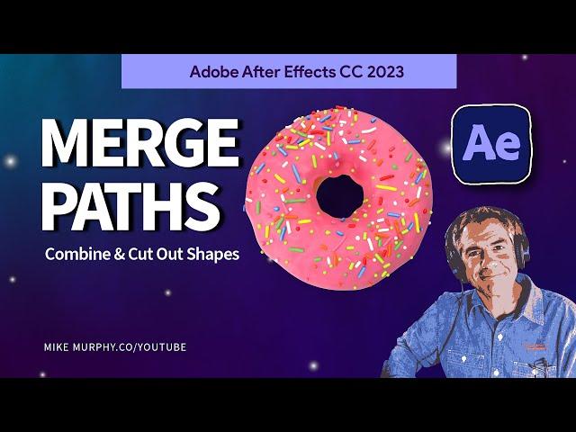  How To Merge Paths To Make A Donut in After Effects
